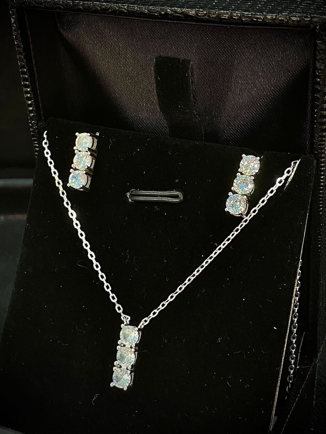Parure Trilogy Orecchini e Ciondolo