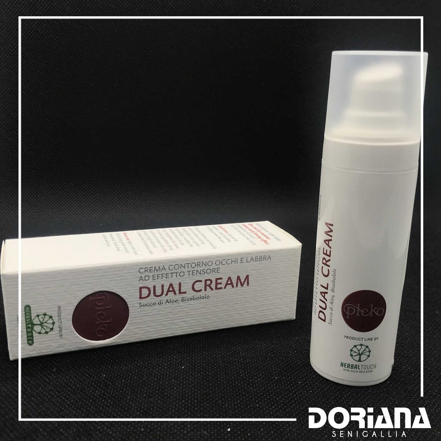 Crema Contorno Occhi e Labbra Dual Cream Pleko - Herbal Touch Crema Contorno Occhi e Labbra Dual Cream Pleko - Herbal Touch