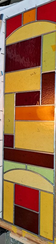 Barwand glas in lood