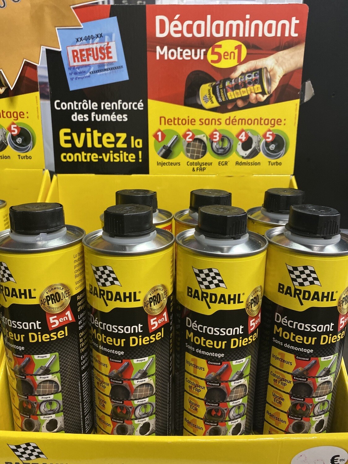 Décrassant  moteur diesel