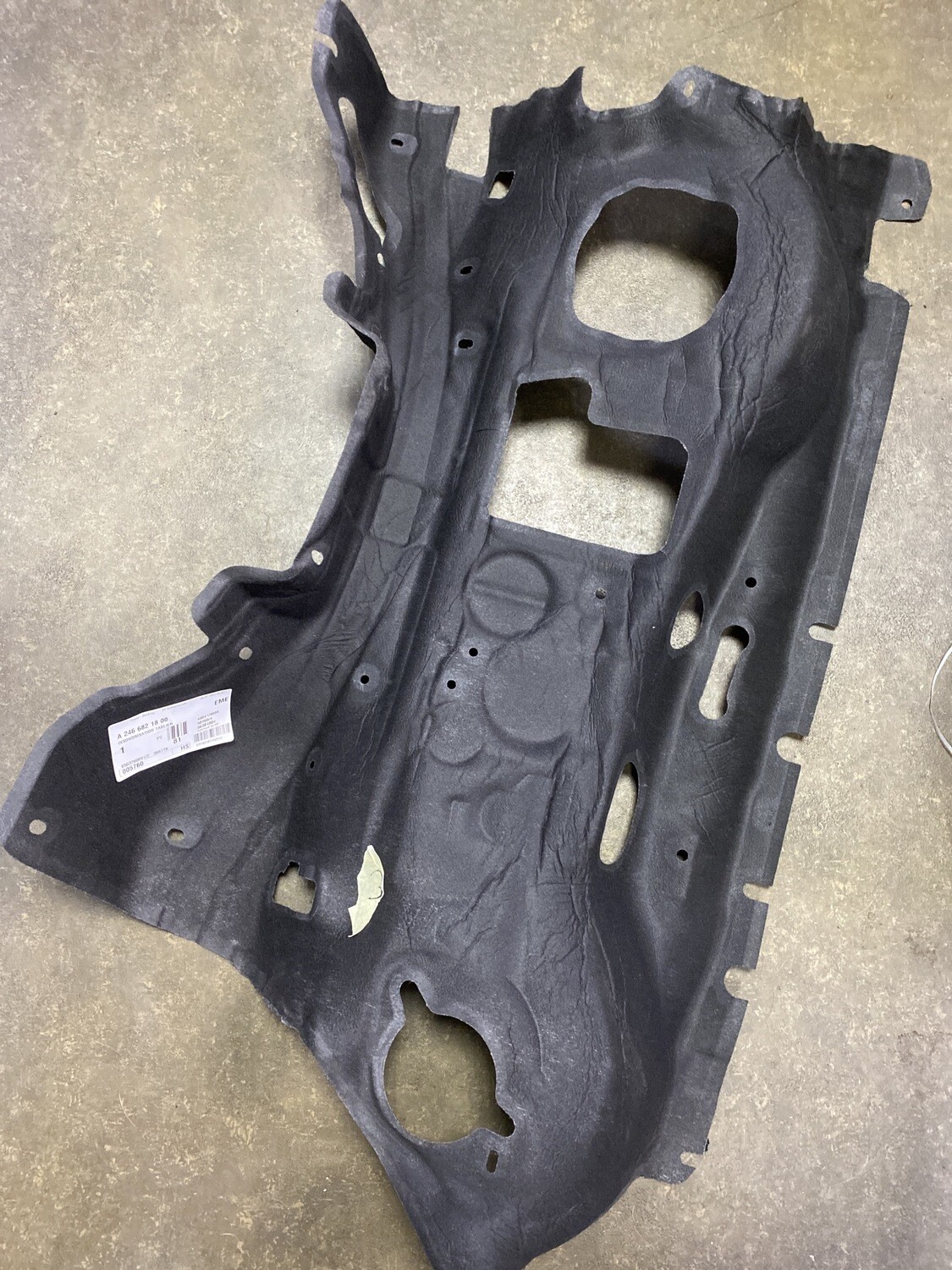 insonorisation tablier A2466821800 w246 68