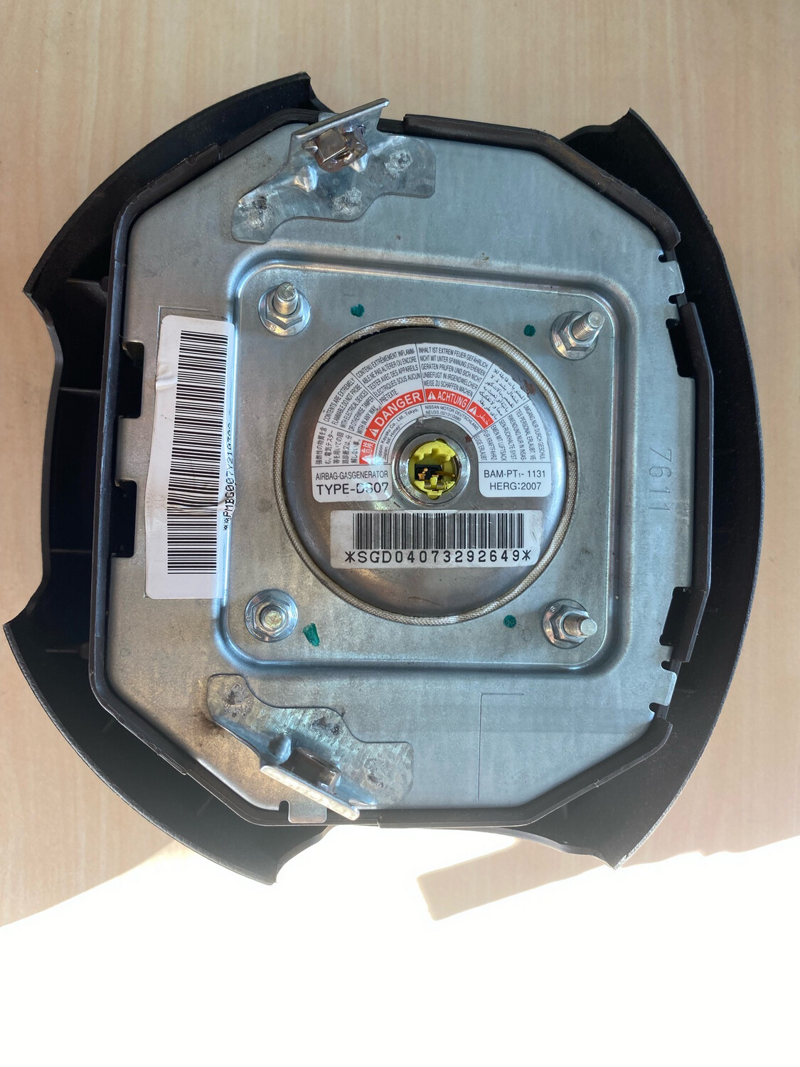 air bag NISSAN type Ds07