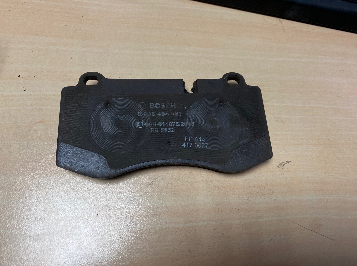 plaquette frein essieu avant