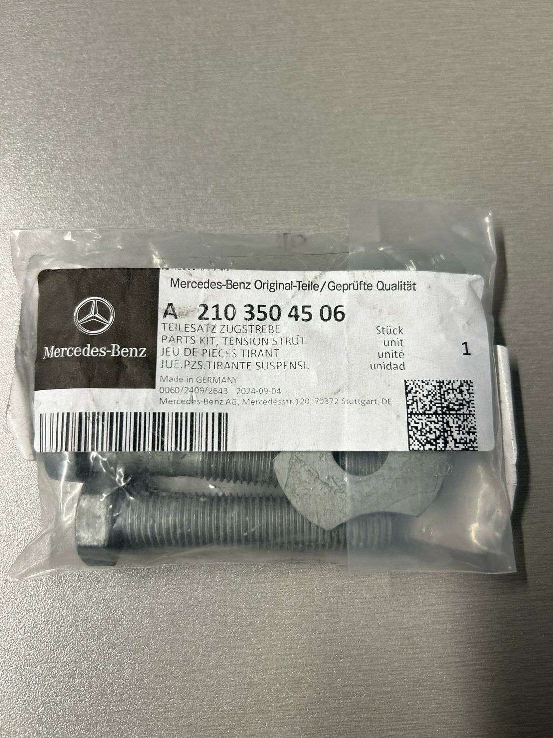 Jeu vises tirant référence A2103504506 w203