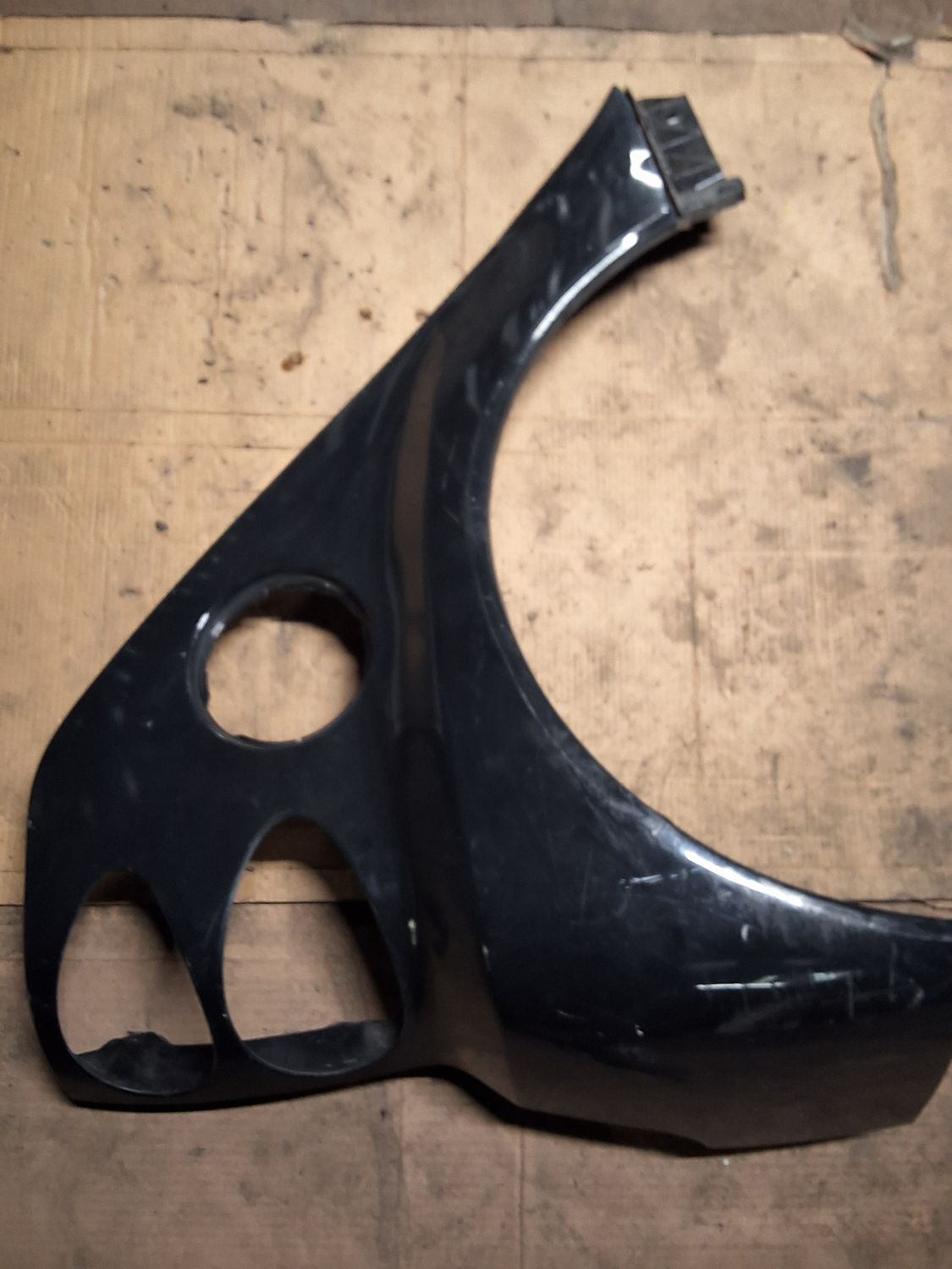 Aile arrière droit W451 noir rayures 