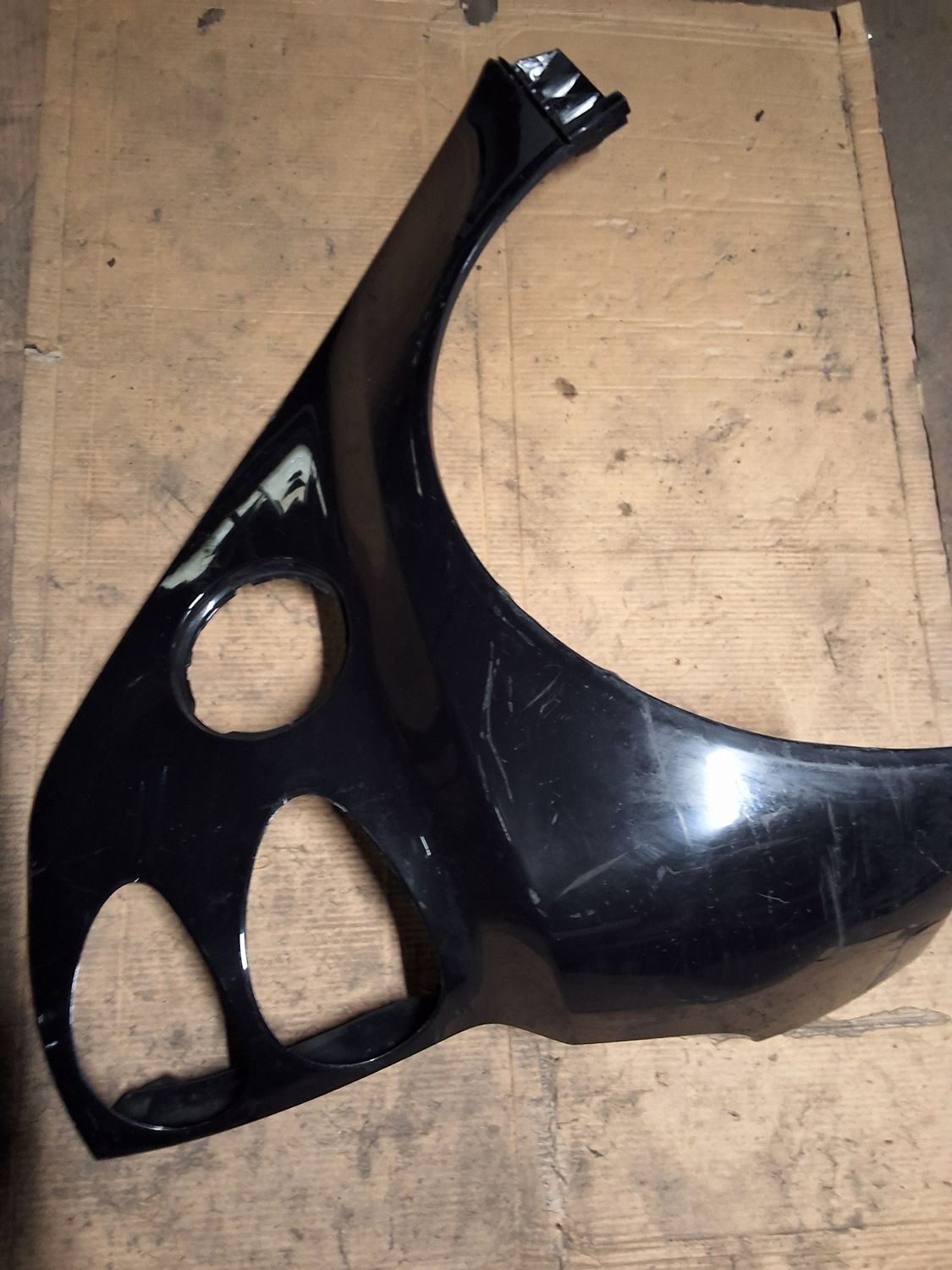 Aile arrière droit W451 noir rayures 