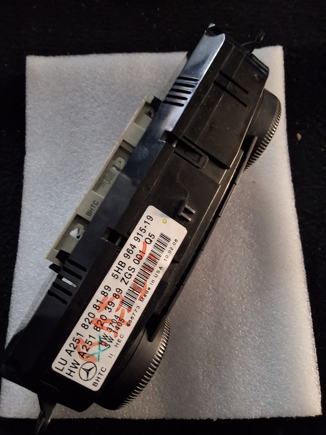 Commande de clim w251