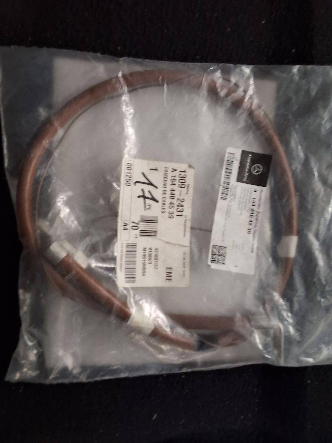 Faisceau de cables batterie w164