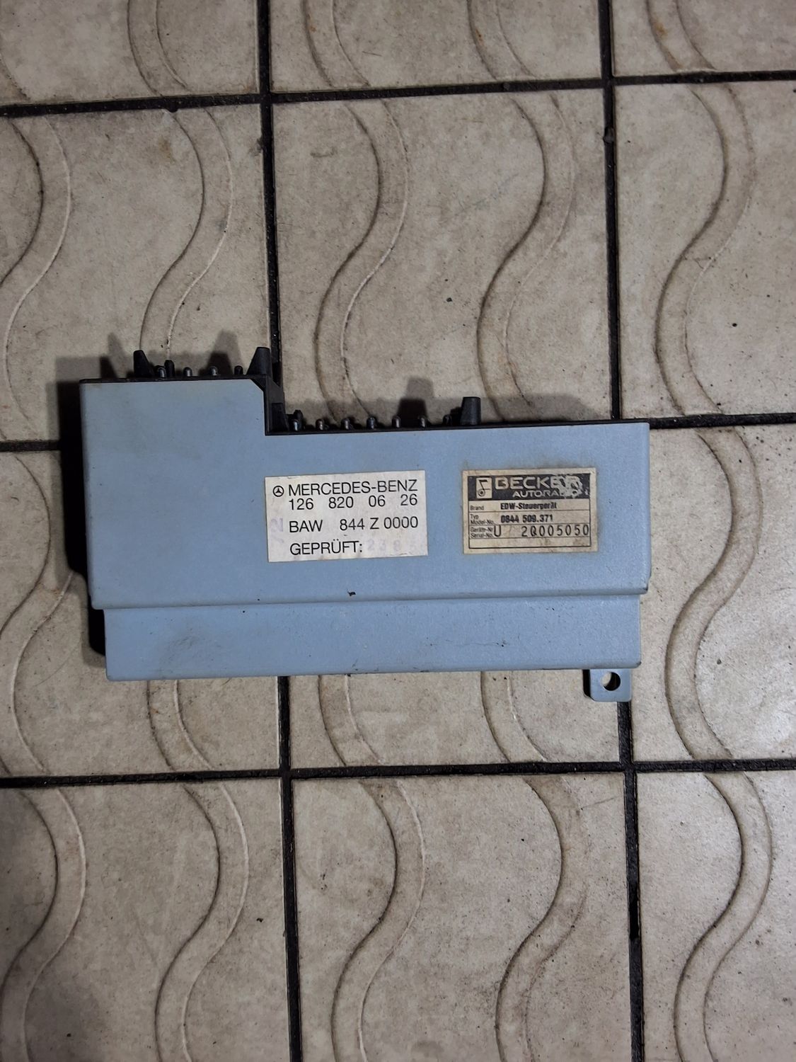 Module de radio becker w126
