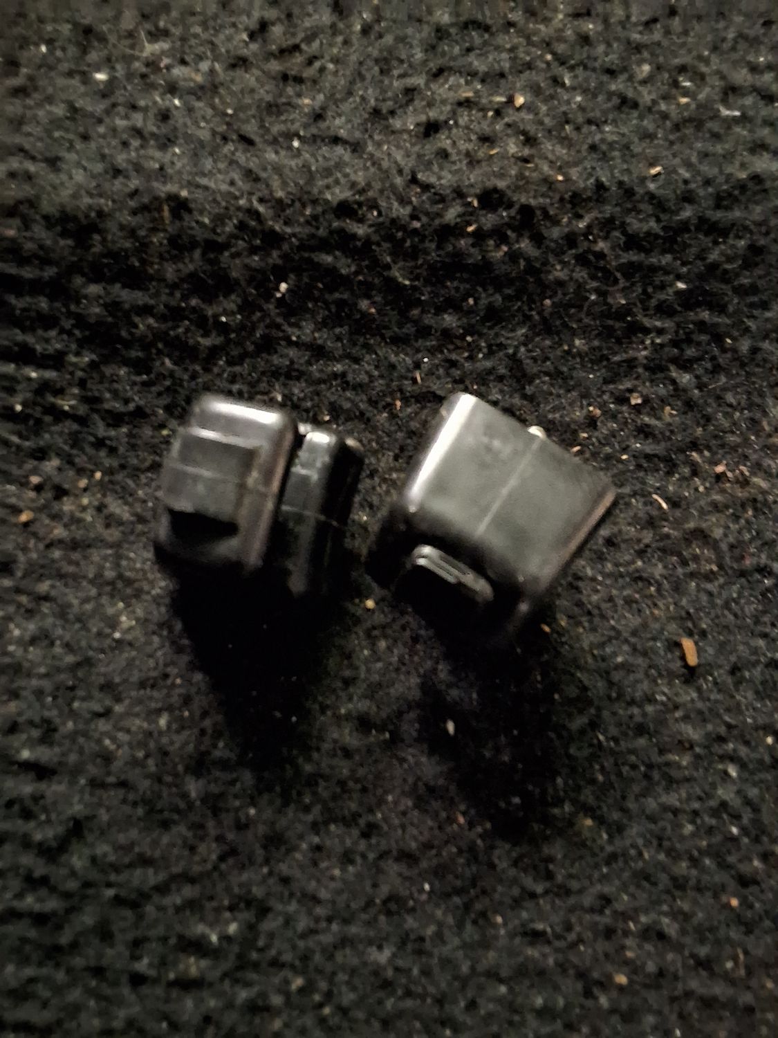 2 support pare soleil noir w126 