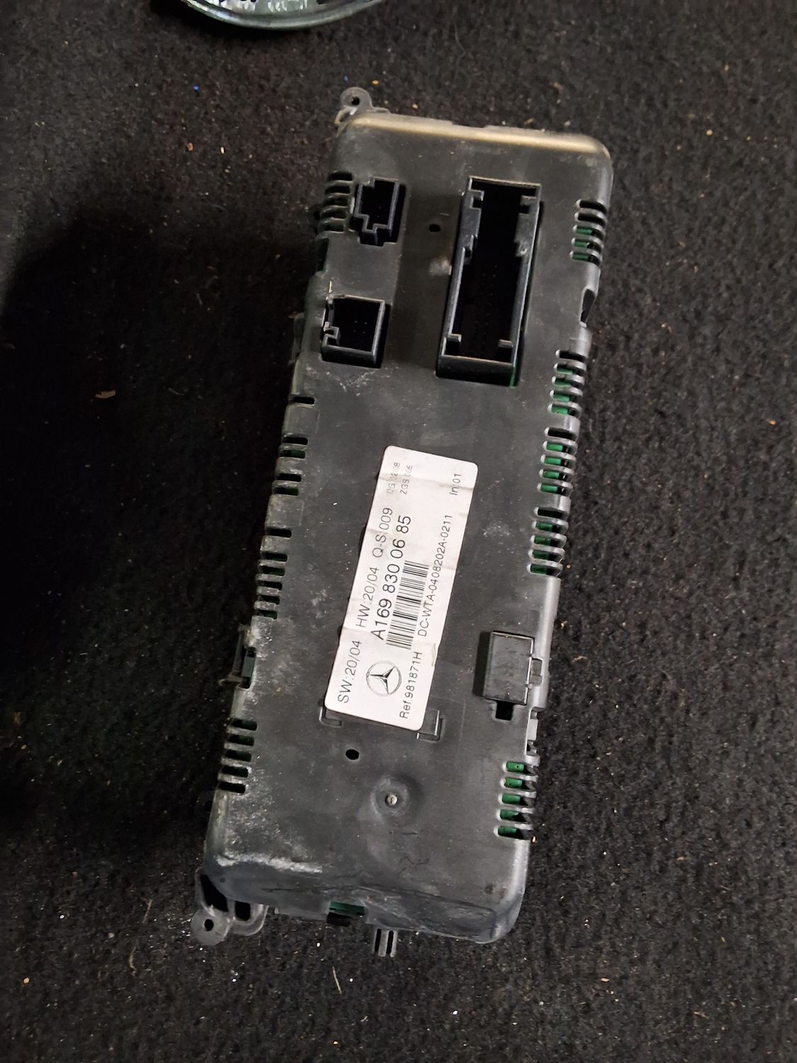 Commande de chauffage clim automatique w169 