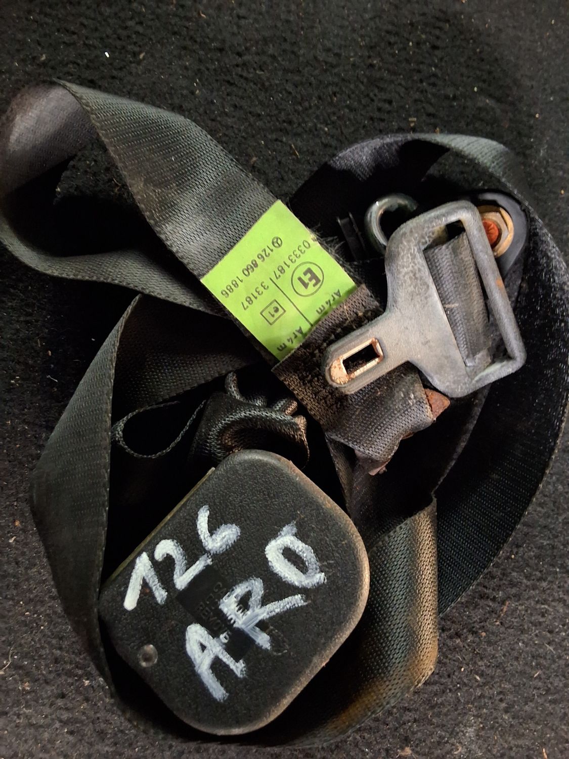 Ceinture arrière droit w126 280se 