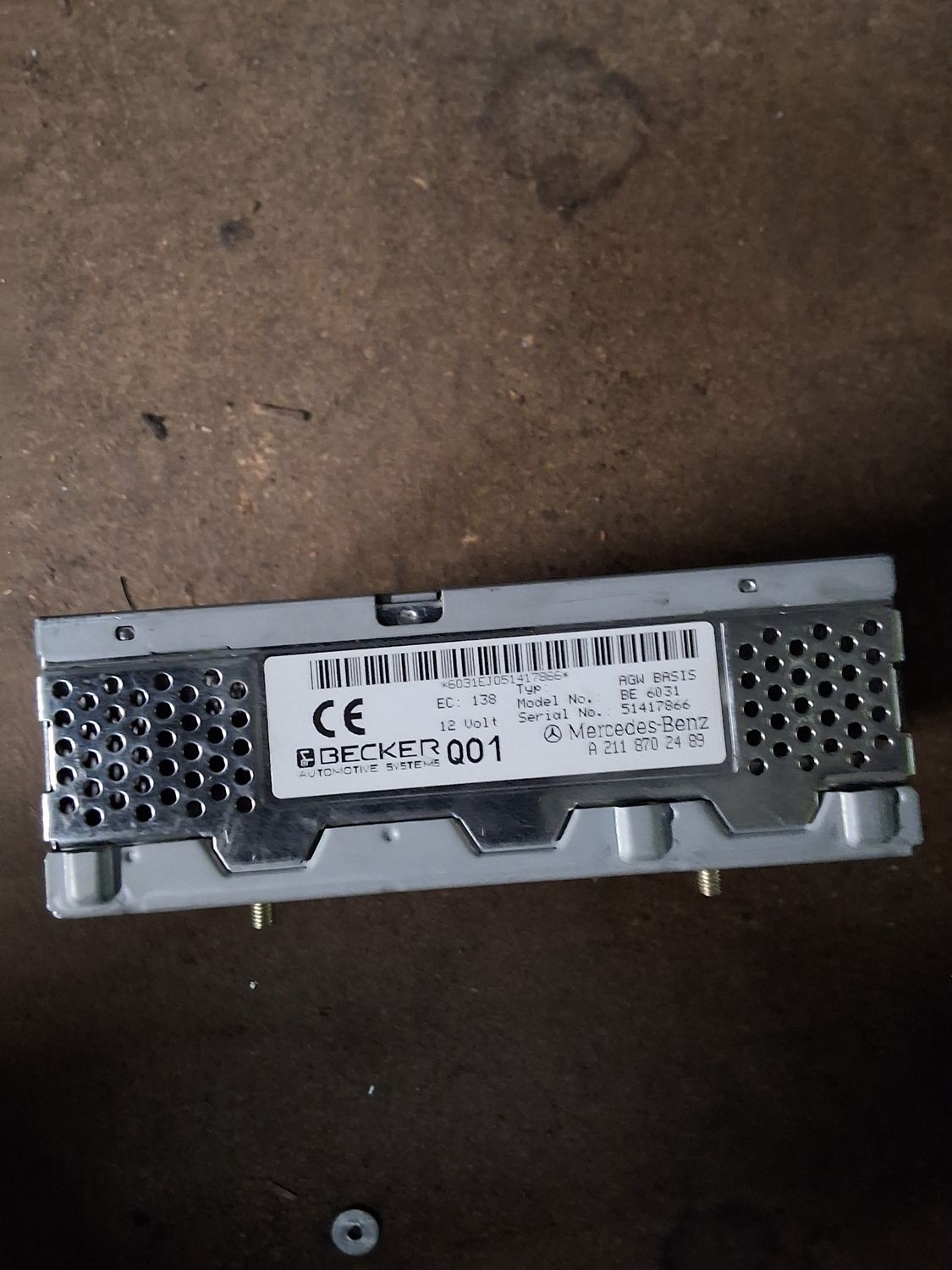 Amplificateur commande becker pour w211 