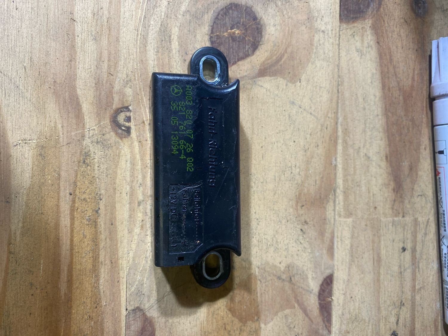 Capteur de appui -tête actif en cas accident A0038200726 - w211 /6