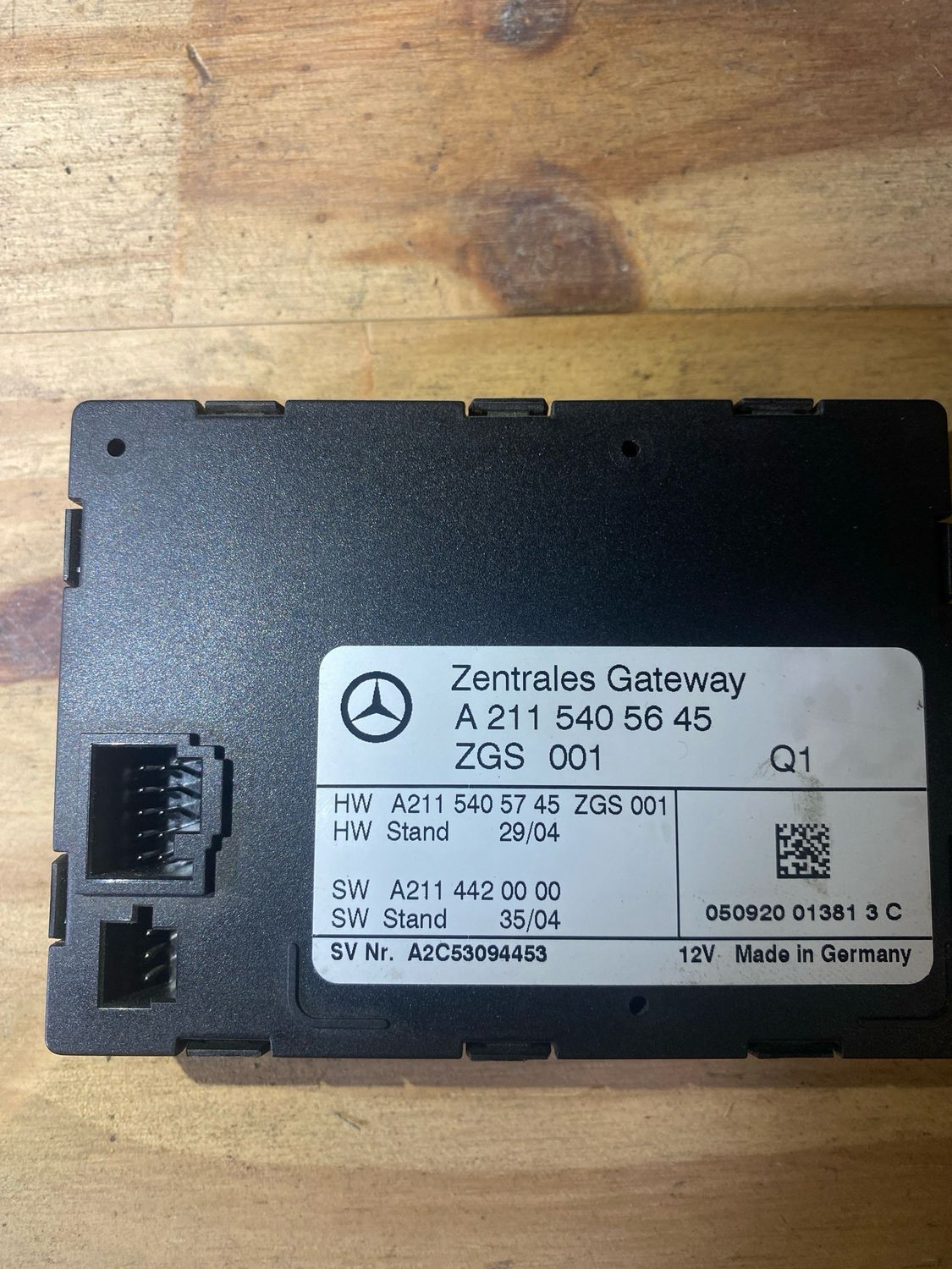 Module de commande centrale A2115405645-N’8