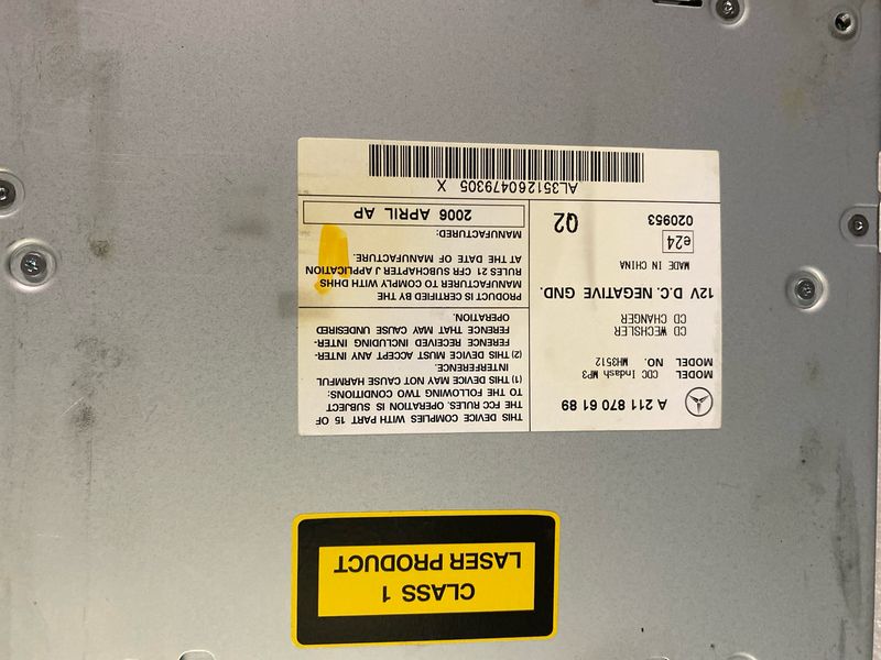 Changeur de cd w211 n4