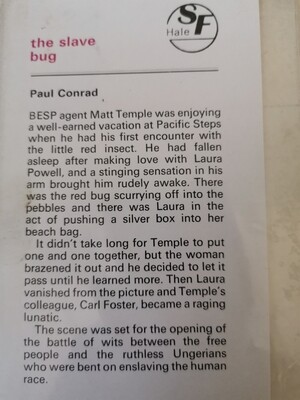 The slave bug, Paul Conrad