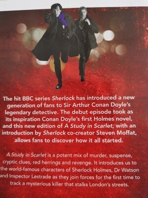Sherlock A study in scarlet, Sir Arthur Conan Doyle
