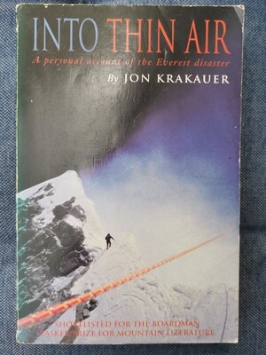 Into thin air, Jon Krakauer