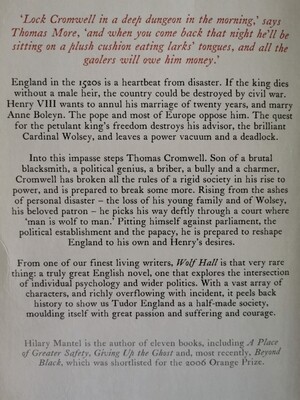 Wolf Hall, Hilary Mantel