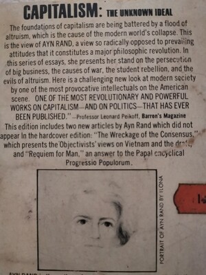 Capitalism:The unknown ideal, Ayn Rand