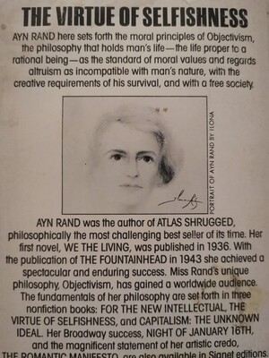 The virtue of selfishness, Ayn Rand