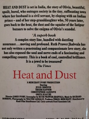 Heat and dust, Ruth Prawer Jhabvala