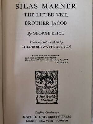 Silas Mariner, George Eliot