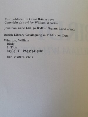 Birdy, William Wharton