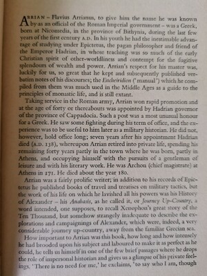 Arrian's life of Alexander the great