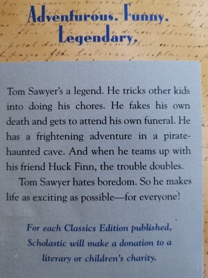 The adventures of Tom Sawyer, Mark Twain
