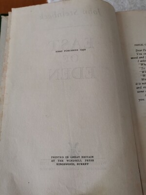 East of Eden, John Steinbeck