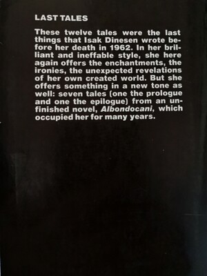 Last tales, Isak Dinesan