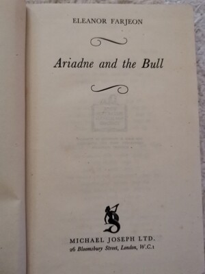 Ariadne and the bull, Eleanor Farjeon