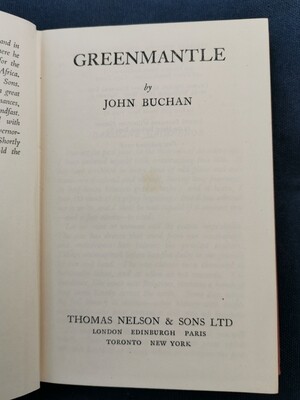 Greenmantle, John Buchan