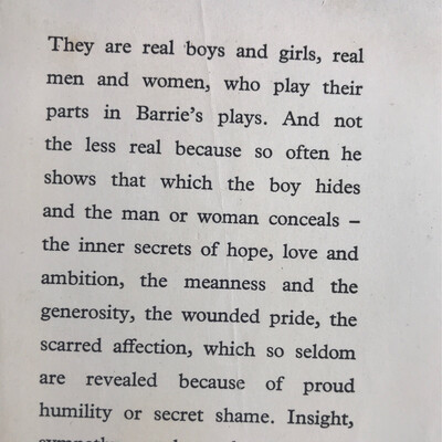 Quality Street, J M Barrie