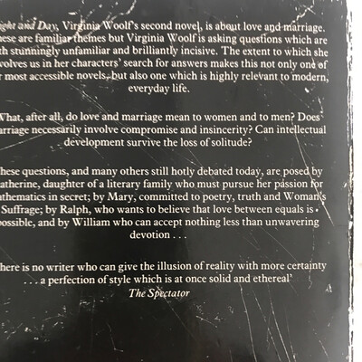 Night And Day, Virginia Woolf Night And Day