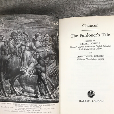 The Pardoner’s Tale, Chaucer edited By Nevill Coghill And Christopher Tolkien