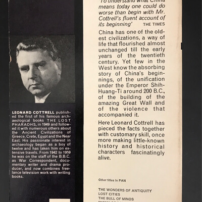 The Tiger Of Ch’in, Leonard Cottrell