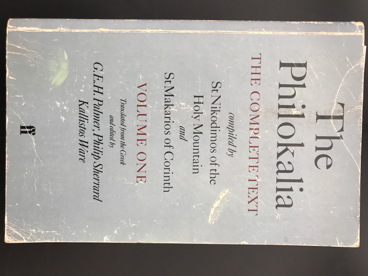 The Philokalia, G. E. H. Palmer, Philip Sherrard, Kallistos Ware
