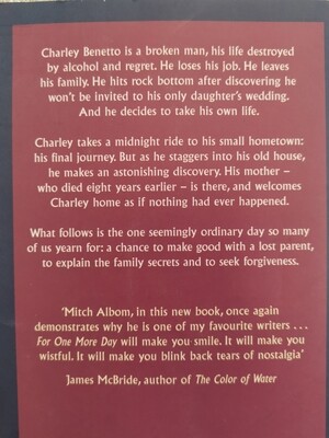 For one more day, Mitch Albom