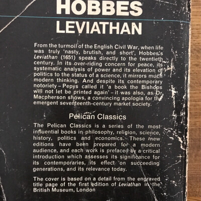 Leviathan, Hobbes