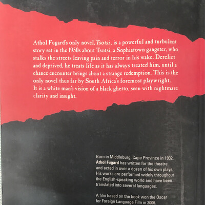 Tsotsi, Athol Fugard