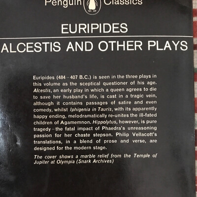 Alcestis And Other Plays, Euripides