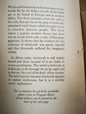 Witchcraft, Geoffrey Parrinder