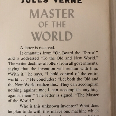 Master Of The World, Jules Verne