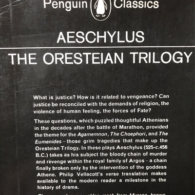 The Oresteian Trilogy, Aeschylus