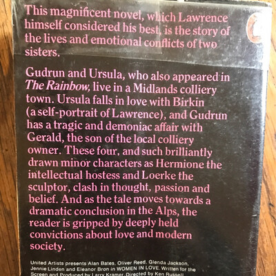 Women In Love, D. H. Lawrence