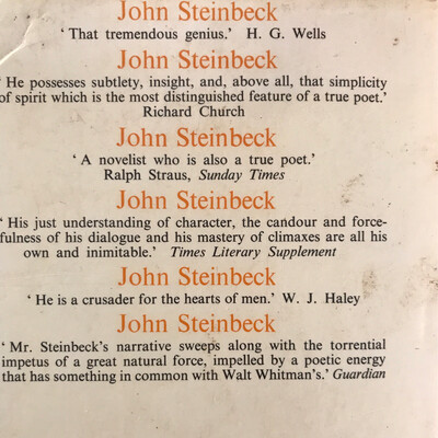 Journal Of A Novel, John Steinbeck