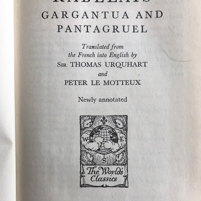 Gargantua And Pantagruel Vol. Two, Rabelais